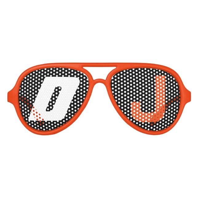 DJ Spinning Shades Sonnenbrille (Vorderseite)