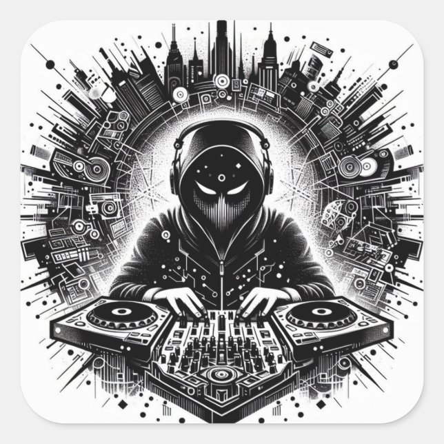 DJ Sticker (Vorderseite)