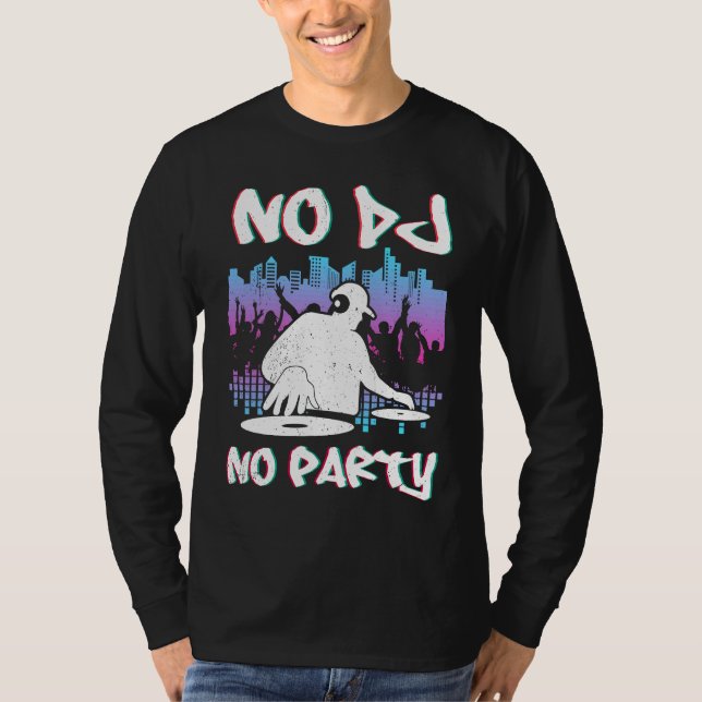 DJ Techno Jugend  ihm Sound Techno Synth T-Shirt (Vorderseite)