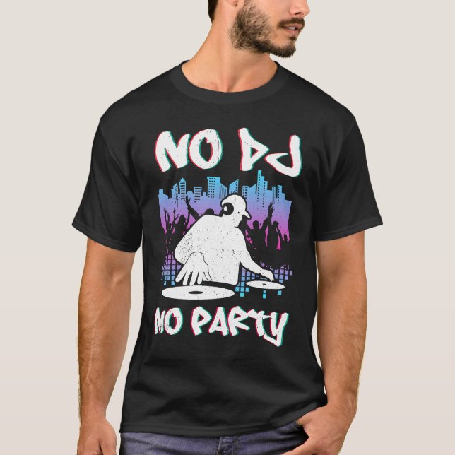 DJ Techno Youth him Sound Techno Synth T-Shirt (Vorderseite)