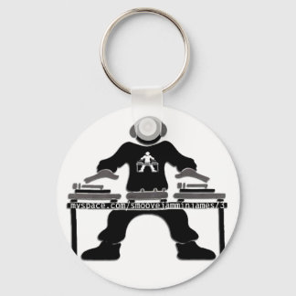 DJ_tshirtUPLOAD, myspace.com/smoovejamminjames73 Schlüsselanhänger