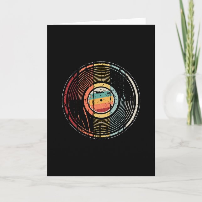 DJ-Turntable für Vinyl-Hörer Karte (Vorderseite)