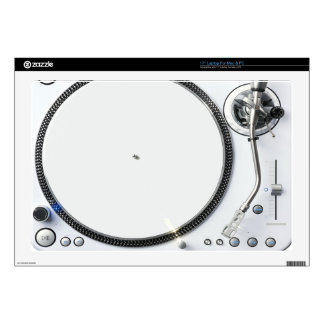 DJ-Turntable-Hintergrund Skins Für 43 Cm Laptops