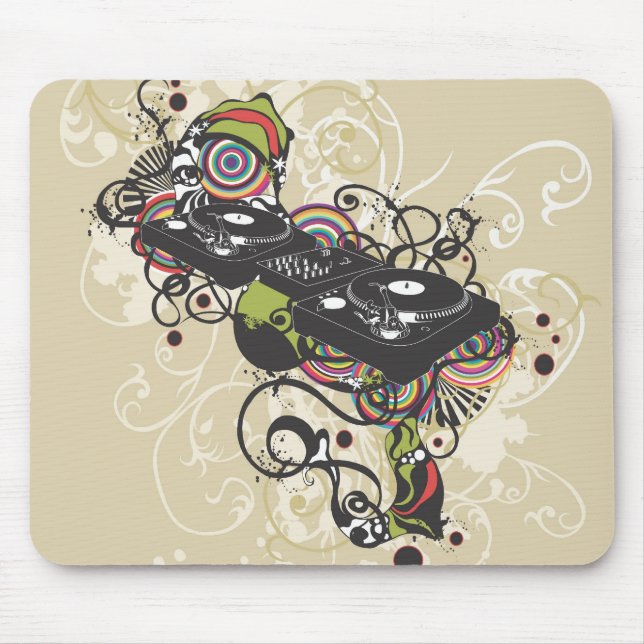 DJ Turntable Mousepad (Vorne)