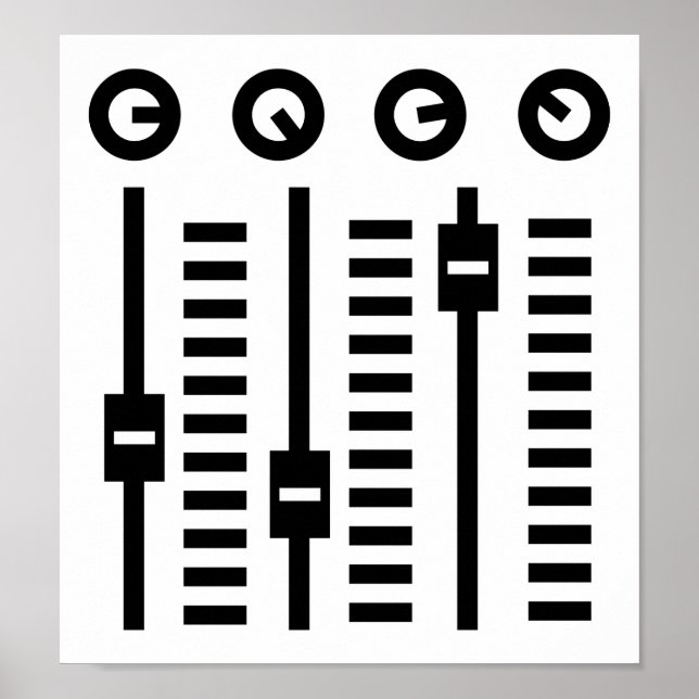 DJ-Turntable Poster (Vorne)