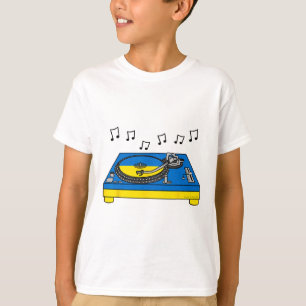 Dj Ukrainische Flagge Ukraine Musikproduzent Musik T-Shirt