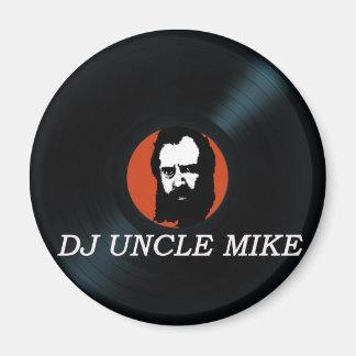 DJ UNCLE MIKE VINYL RECORD aimant frigo