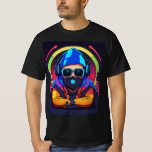 DJ Vibes Graphic Equalizer T - Shirt - leicht