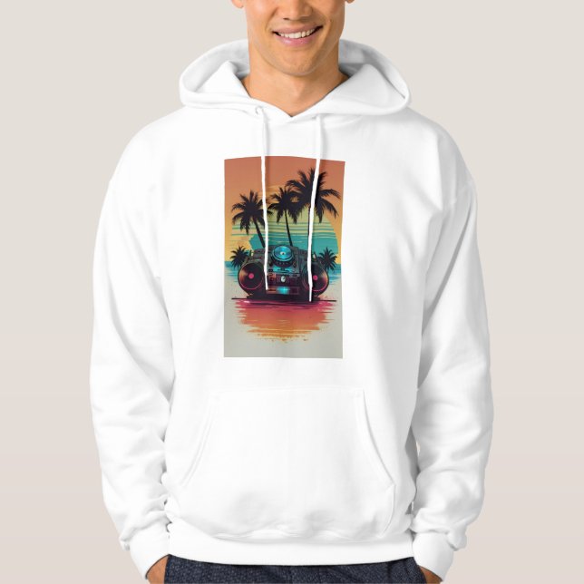 🎧 DJ Vibes Hoodie – Party Mode ON 🔥 (Vorderseite)