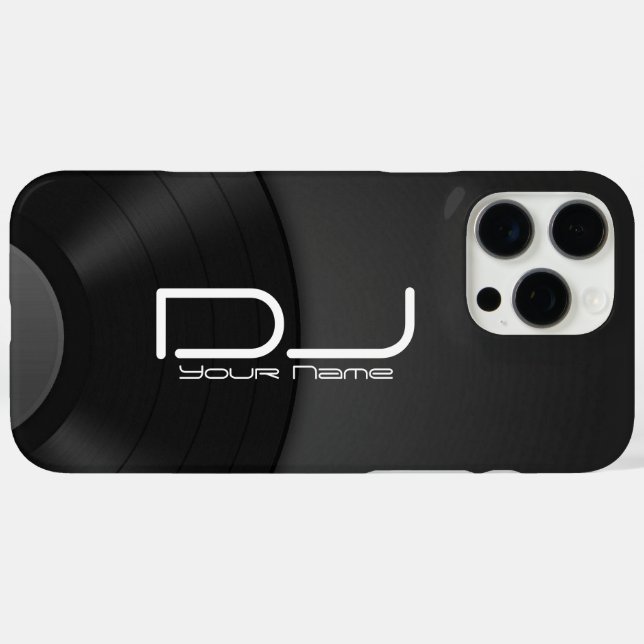 DJ Vinyl iPhone 16 Pro Max Hülle (Rückseite (Horizontal))