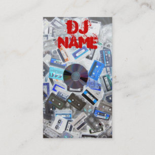DJ-Visitenkarte-Bänder gegen CD Visitenkarte