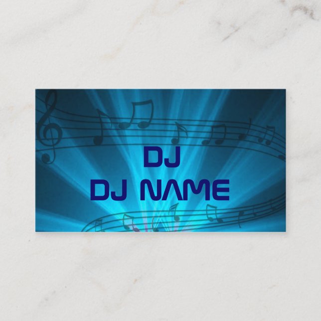 DJ-Visitenkarte Visitenkarte (Vorderseite)