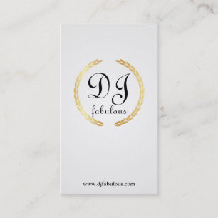 DJ - Visitenkarten Visitenkarte