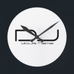 DJ Wall Clock Runde Wanduhr<br><div class="desc">Copyright © 2009-2016</div>