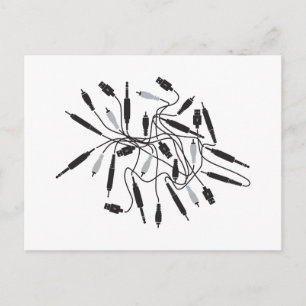 DJ Wires Postkarte