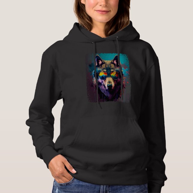 DJ Wolf Hoodie (Vorderseite)