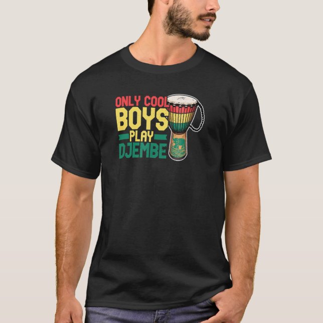 Djembe drums drummer musical instrument Africa reg T-Shirt (Vorderseite)