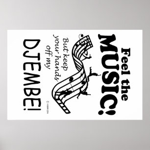 Djembe Feel Musik Poster