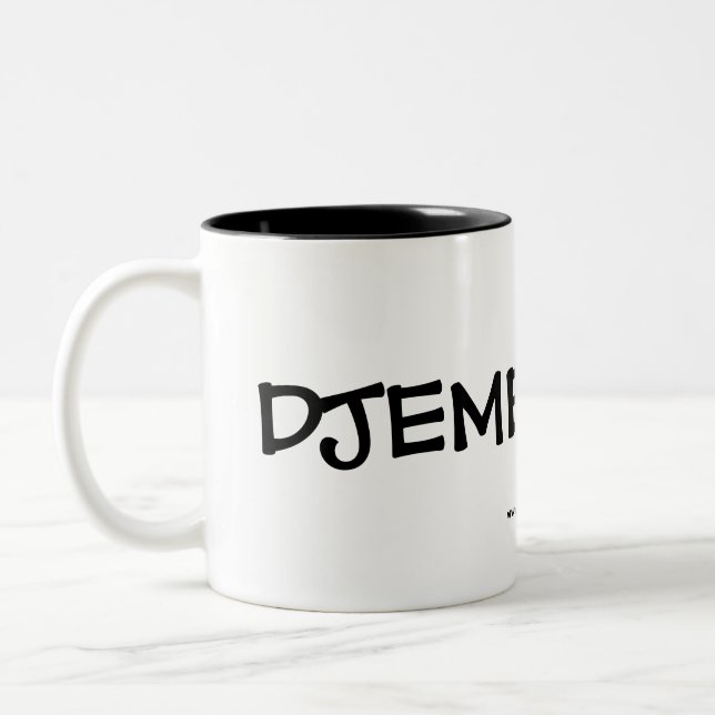DJEMBE FOLA, www.wulabadrum.com Zweifarbige Tasse (Links)