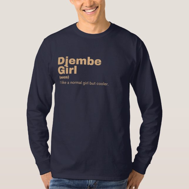 Djembe Girl - Djembe T-Shirt (Vorderseite)