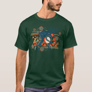 Djembe-Trommel spielende Musik afrikanische Kunst T-Shirt