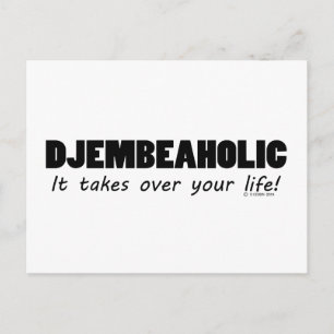 Djembeaholic Life Postkarte