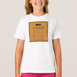 Djent Gitterwerk-Brett-Diagramm T-Shirt