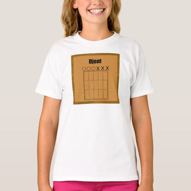 Djent Gitterwerk-Brett-Diagramm T-Shirt (Vorderseite)