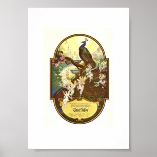Djer Kiss Feen und Pfau Poster