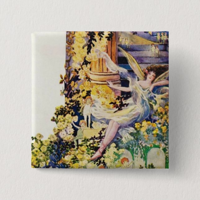 Djer Kiss Parisian Parume Fairies Button (Vorderseite)