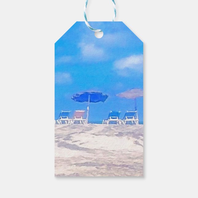 Djerba la Douce. Geschenkanhänger (Rückseite)