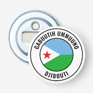 Djibouti Flag Gorgeous Patriotic Bottle Opener Flaschenöffner