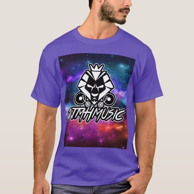 DJMH MUSIK Galaxie-T-Shirt T-Shirt (Vorderseite)