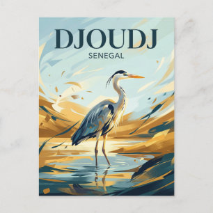 Djoudj-Nationalvogelreservat Senegal Postkarte