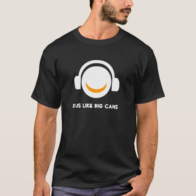 DJs aiment le grand T-shirt de "boîtes" (Devant)