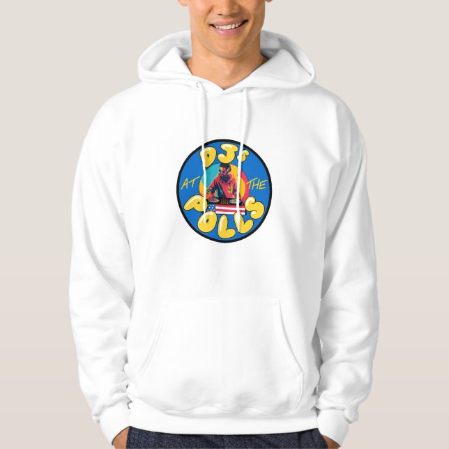 DJs im Polls Men's Hoodie (Vorderseite)