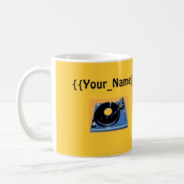 DJs machen Musik Kaffeetasse (Links)