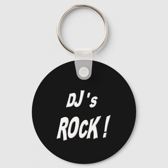 Djs Rock! Schlüsselanhänger (Vorderseite)