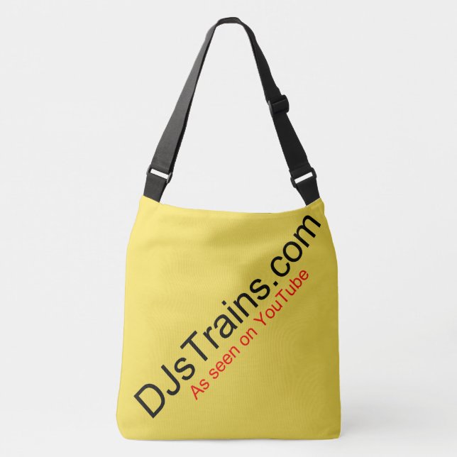 DJsTrains.com-Logo Kreuz-Körper Tasche (Vorderseite)