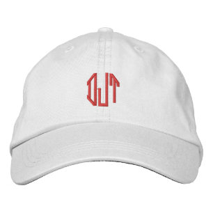 DJT Donald J Trump Monogram bestickter Hut