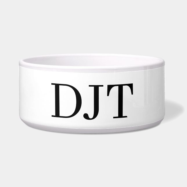 DJT Initialen – Premium Monogramm Feuerzeug Napf (Vorderseite)