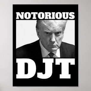 Djt Präsident Trump 2024 Trump Mugshot Poster