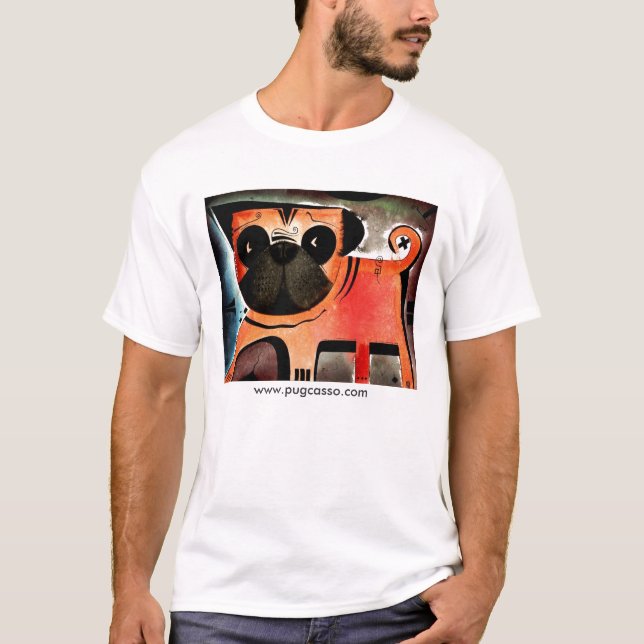 dk_2007feb13c, www.pugcasso.com T-Shirt (Vorderseite)