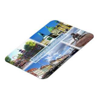 DK Kopenhagen - Tivoli Garden - Amalienborg Landkr Magnet