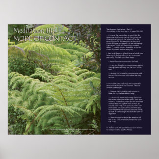 DK Meditationsreihe: Meditation III Poster