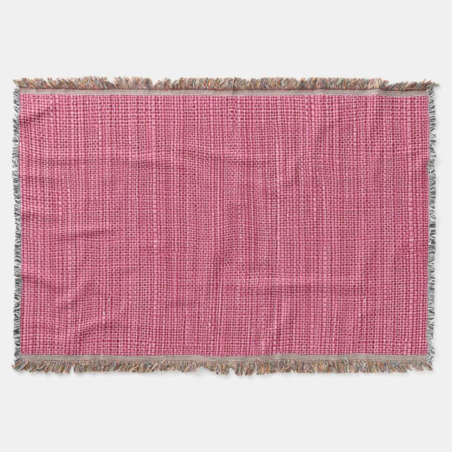 Dk Pink Imitate Denim Textur Decke (Vorderseite)