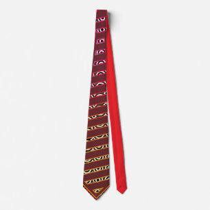 Dk Red Geo Shirt Anzug Zubehör Krawatte