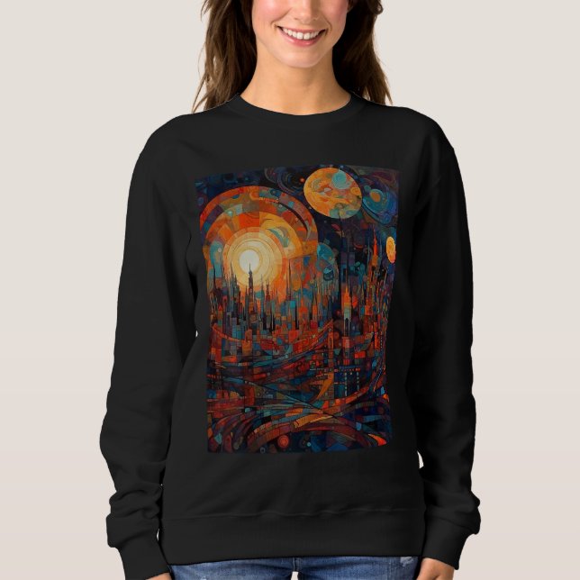 DKH138 Sci fi Graphic  One for the Journey Sweatshirt (Vorderseite)