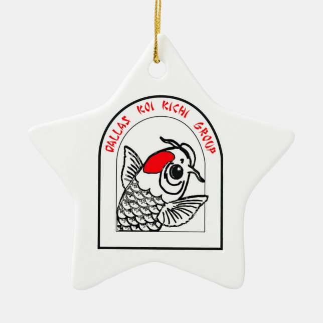 Dkk-Stern-Verzierung Keramik Ornament (Vorne)