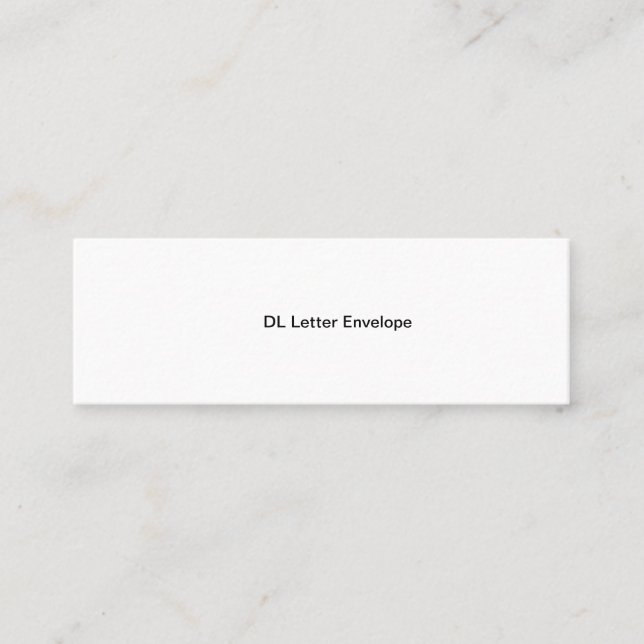 DL Letter Envelope Telefonnummerkarte (Vorderseite)